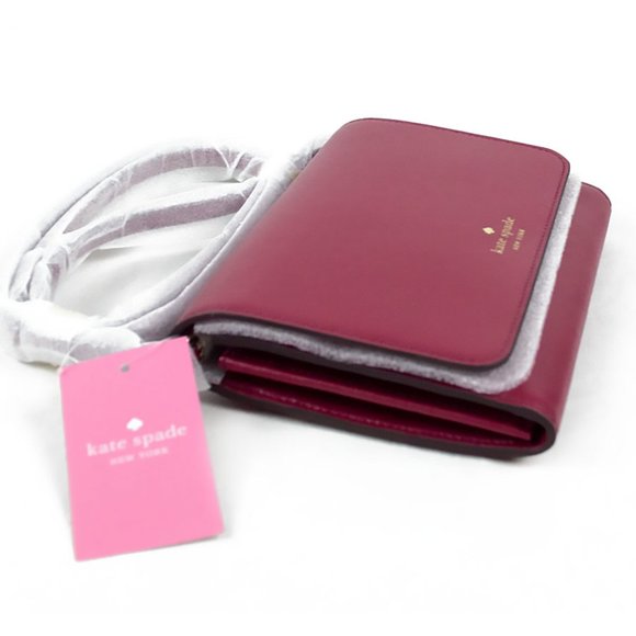 kate spade Kerri Crossbody Cranberry Cocktail Bag - Picture 6 of 10